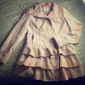 Soft warm powder pink jacket
